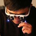 LED-Brillenlupe
