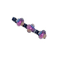 Seitliche Haarspange mit drei Blumen