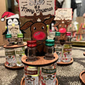 Weihnachts-Mini-Weinflaschenhalter
