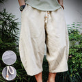 Herren-Freizeithose aus lockerem Leinen