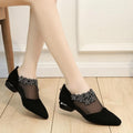 Damen-Netz-Hohlsandalen