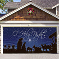 Schnee-Garagentor-Banner-Ornament