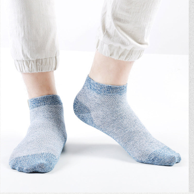 Atmungsaktive, antibakterielle Deodorant-Socken für Herren (5 Stück) Zweitbild