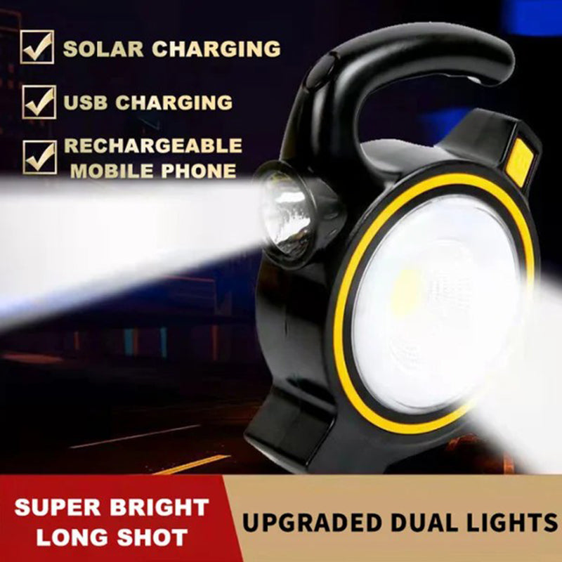 Tragbare solarbetriebene Taschenlampe Zweitbild