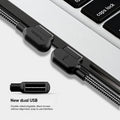 L-förmiges Nylon-Strickdatenkabel, geeignet für iPhone
