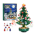 24-Tage-Countdown-Kalender mit Weihnachtsbaum, 24 Ornamenten