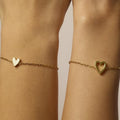 Verstellbare Love-Friendship-Armbänder im Zweier-Pack