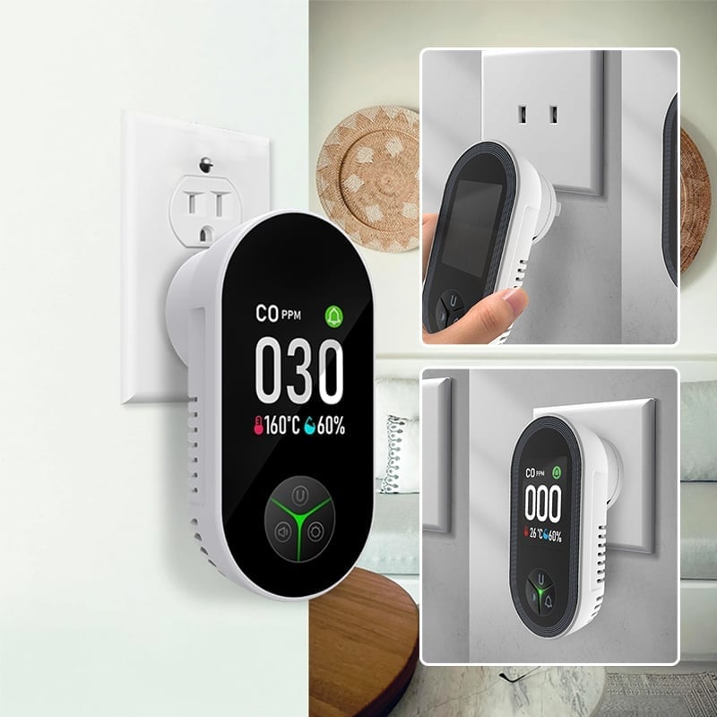 Co-Alarm zur Überwachung von Temperatur und Luftfeuchtigkeit Zweitbild