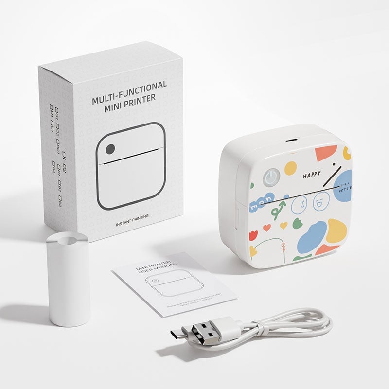 Mini-Kabellos-Bluetooth-Etikettendrucker