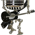 Retro-Mikrofonroboter USB