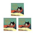 Wandkalender "Katzen chillen mit Büchern" 2026