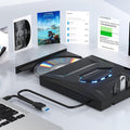7-in-1 externes USB-DVD-Laufwerk und Blu-ray-Player