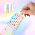 Farbiger, schnell trocknender, neutraler Push-Up-Stift (5 Stück)