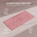 Pilates-Kniebeugen-Leitmatte