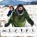 Skimaske mit Sherpa-Kapuze