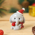 Handgefertigte Tier-Weihnachtsmann-Ornamente