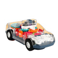 Transparentes Elektroauto-Spielzeug