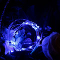 Weihnachts-Lichterkette aus Kupferdraht mit USB-Fernbedienung