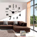 Moderne DIY-Wanduhr ohne Stanzen