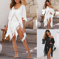Sexy Strandkleid mit Ausschnitten