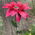 Garten-Blumendekoration aus Schmiedeeisen