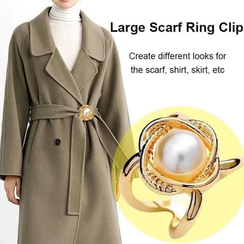 Eleganter Perlen-Blumenclip für Damen Zweitbild