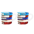Handbemalte Buchkaffeetasse