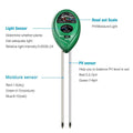 3-in-1-Bodentester-Sets mit Feuchtigkeit