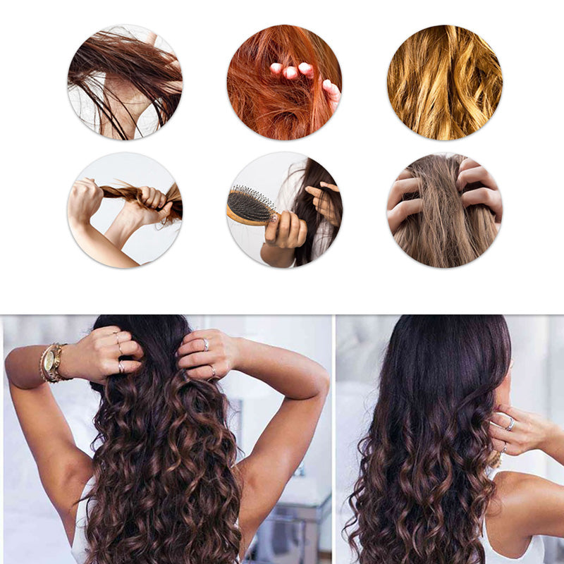 Zeitsparendes, pflegendes Haar-Styling-Spray