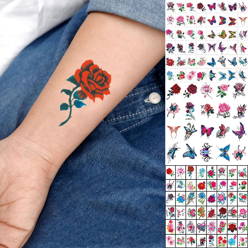 Stilvolle und kreative 3D-Tattoo-Aufkleber, 50 Stück Hauptbild