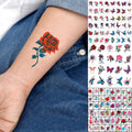 Stilvolle und kreative 3D-Tattoo-Aufkleber, 50 Stück