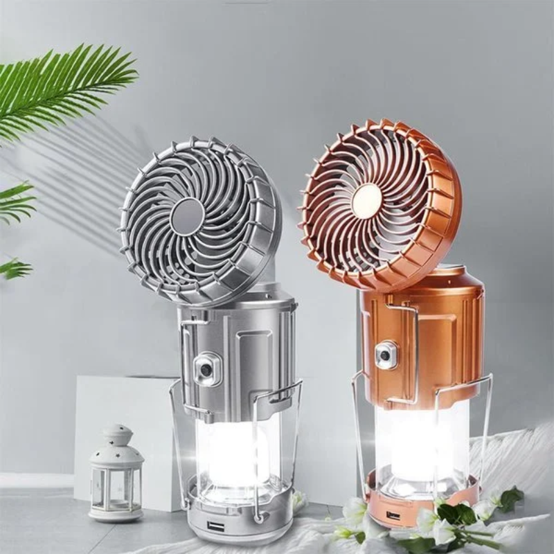 LED-Campingleuchte für den Außenbereich mit Ventilator Hauptbild