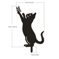 Katzendekoration aus Metall