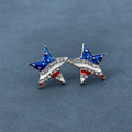 Amerikanische Stern-Ohrstecker