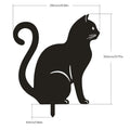 Katzendekoration aus Metall