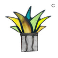 Mini-Oberteilfpflanzen, Dekoration, Gartenornamente