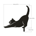 Katzendekoration aus Metall