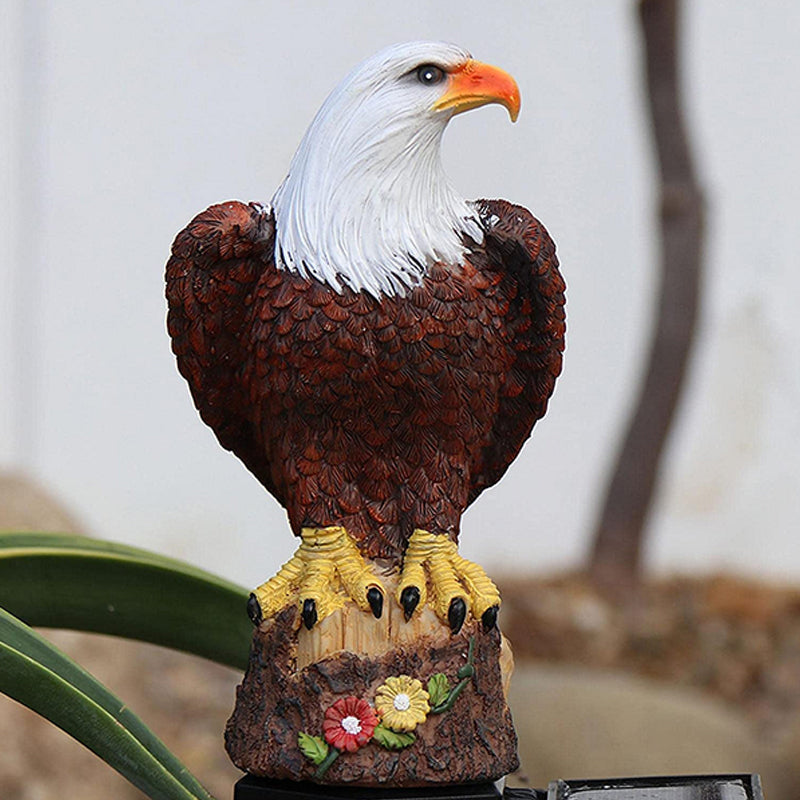 Adlerfigur Garten Solarpfosten Hauptbild