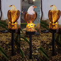 Adlerfigur Garten Solarpfosten