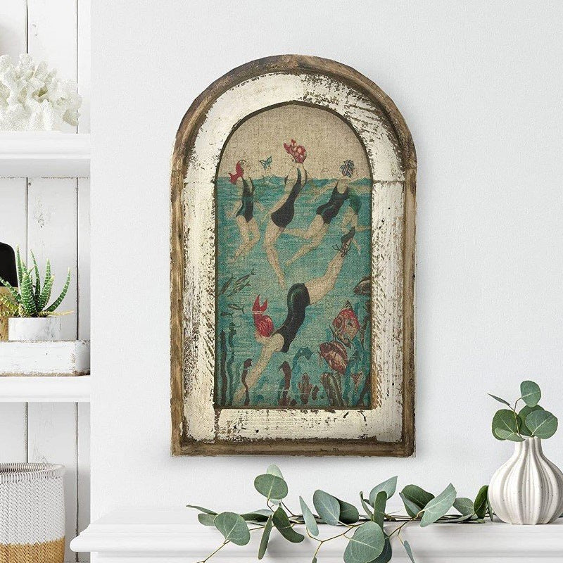 Fantasievolles Vintage-Eingangswandbild Zweitbild