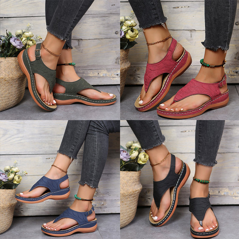 Lässige, bequeme Keilsandalen Hauptbild