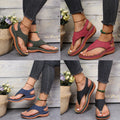 Lässige, bequeme Keilsandalen