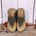 Lässige, bequeme Keilsandalen