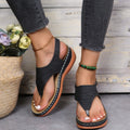 Lässige, bequeme Keilsandalen