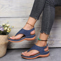 Lässige, bequeme Keilsandalen