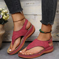 Lässige, bequeme Keilsandalen
