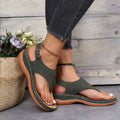 Lässige, bequeme Keilsandalen