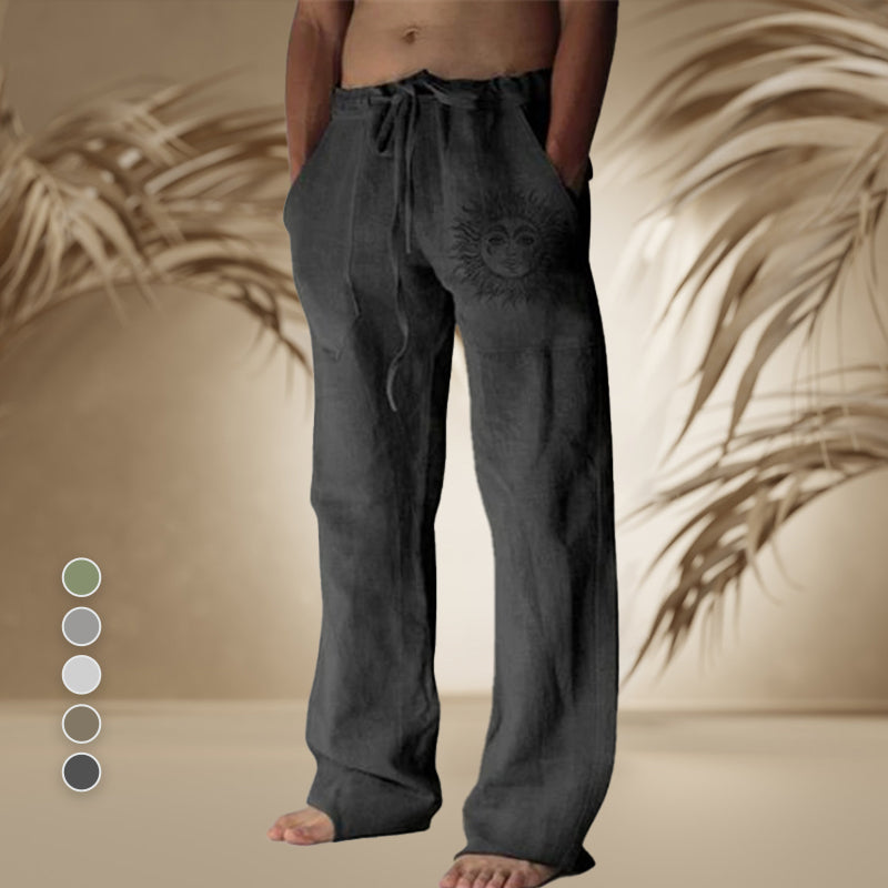 Elastische Freizeithose mit Kordelzug Zweitbild