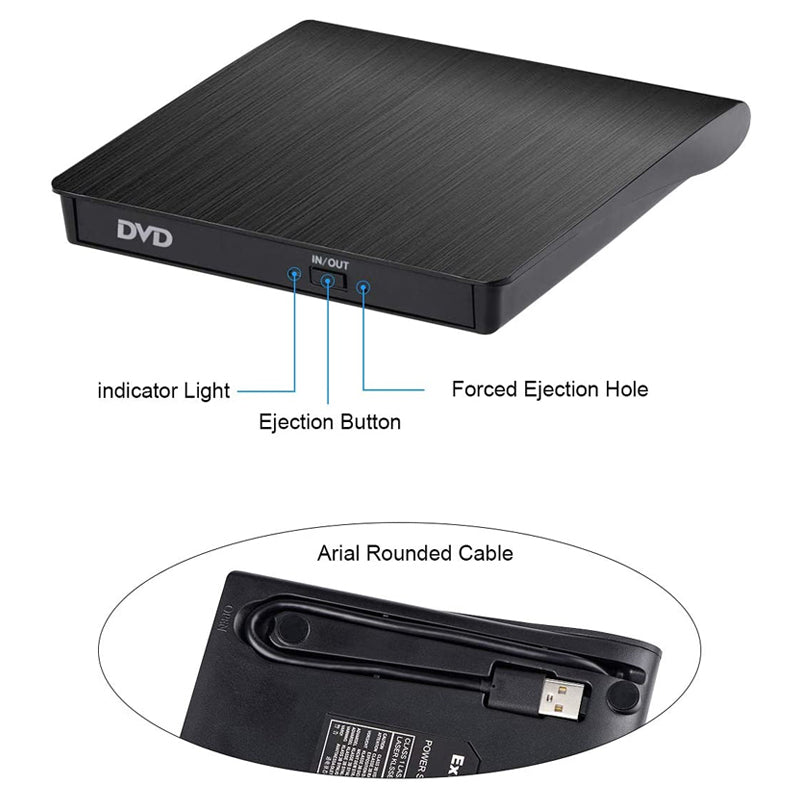 Externes CD-Laufwerk USB Zweitbild