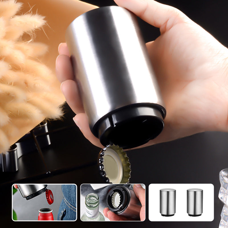 Automatischer Push-Down-Öffner aus Edelstahl Zweitbild